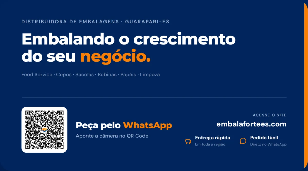 Peça pelo WhatsApp Embala Forte